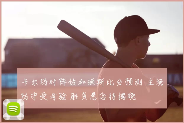 卡尔玛对阵佐加顿斯比分预测 主场防守受考验 胜负悬念待揭晓