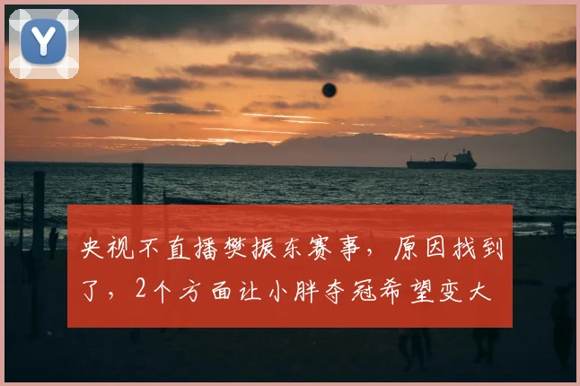 央视不直播樊振东赛事，原因找到了，2个方面让小胖夺冠希望变大